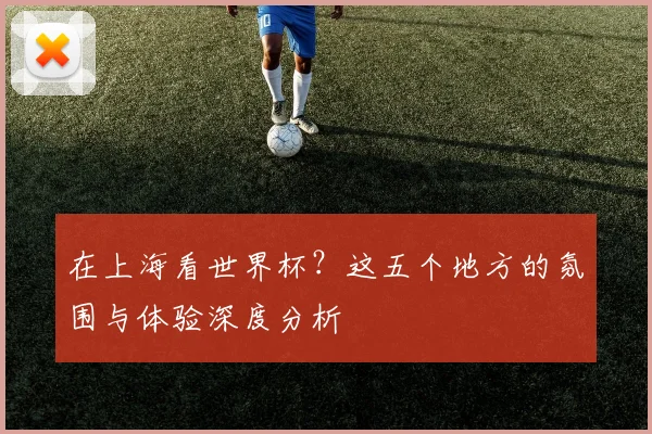 在上海看世界杯？这五个地方的氛围与体验深度分析