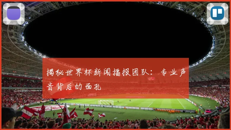 揭秘世界杯新闻播报团队：专业声音背后的面孔
