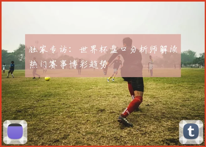 独家专访：世界杯盘口分析师解读热门赛事博彩趋势